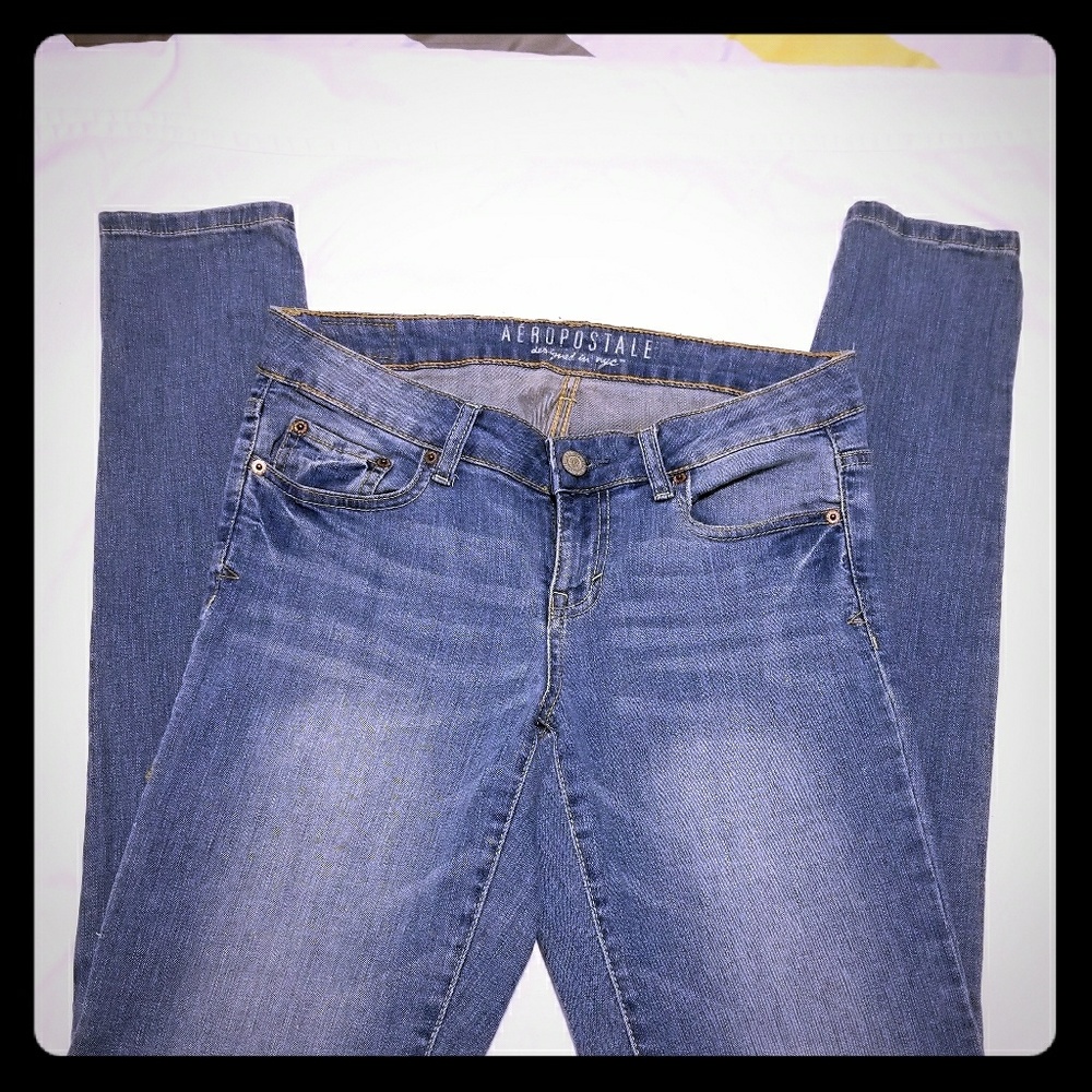 Aeropostale Blue Jeans Size 8 Long